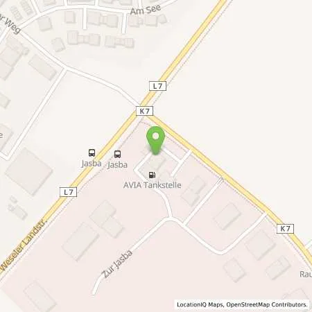 Standortübersicht der Tankstelle AVIA Tankstelle in 46459 Rees