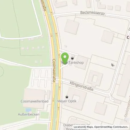 Standortübersicht der Tankstelle München Cosimastrasse 10 in 81927 München