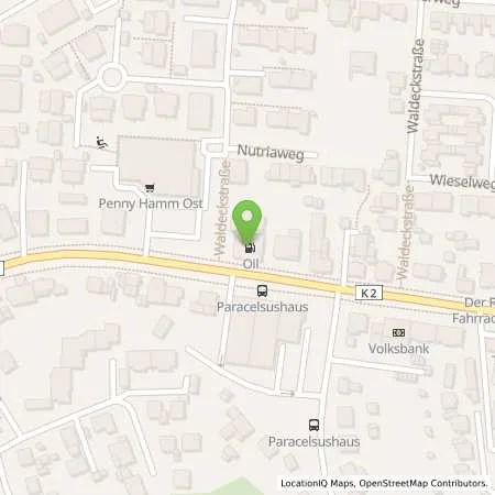 Standortübersicht der Tankstelle OIL! Tankstelle Hamm in 59071 Hamm