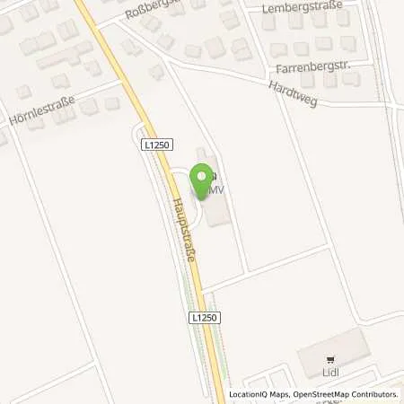 Standortübersicht der Tankstelle Frickenhausen Hauptstrasse 87 in 72636 Frickenhausen