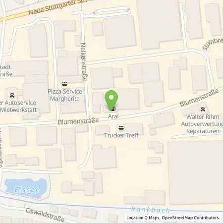 Standortübersicht der Tankstelle Aral Tankstelle in 71106 Magstadt