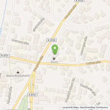 Standortübersicht der Tankstelle Esso Tankstelle in 76448 DURMERSHEIM