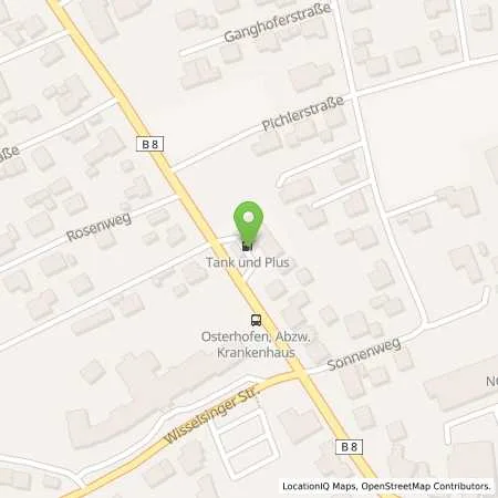 Standortübersicht der Tankstelle AVIA Tankstelle in 94486 Osterhofen