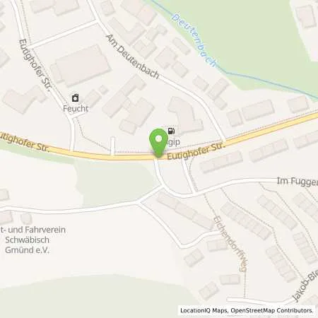 Standortübersicht der Tankstelle SCHWAEBISCH-GMUEND in 73525 Schwaebisch (Gmuend)