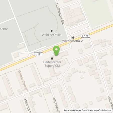 Standortübersicht der Tankstelle Esso Tankstelle in 27283 VERDEN