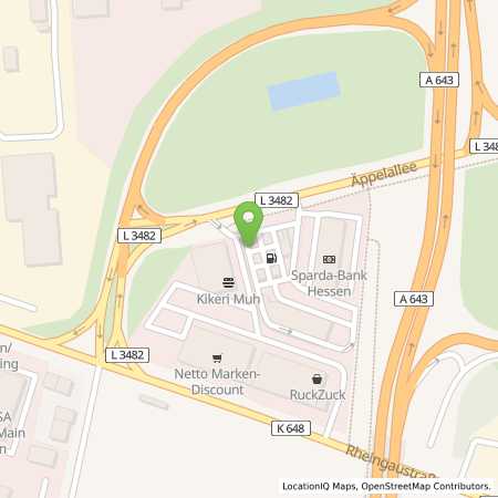 Standortübersicht der Benzin-Super-Diesel Tankstelle: CleanCar AG NL 119 in 65203, Wiesbaden