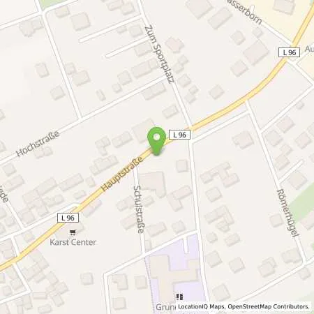 Standortübersicht der Tankstelle TotalEnergies Uersfeld in 56767 Uersfeld