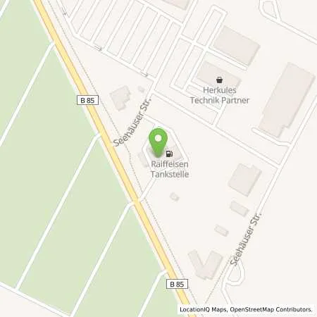 Standortübersicht der Tankstelle RWG TS Bad Frankenhausen in 06567 Bad Frankenhausen