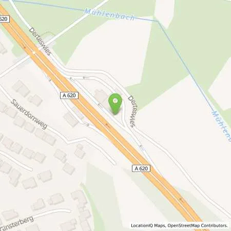 Standortübersicht der Tankstelle TotalEnergies Saarlouis Nord in 66740 Saarlouis