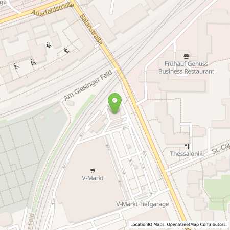Standortübersicht der Benzin-Super-Diesel Tankstelle: V-Markt München Balanstrasse in 81541, München