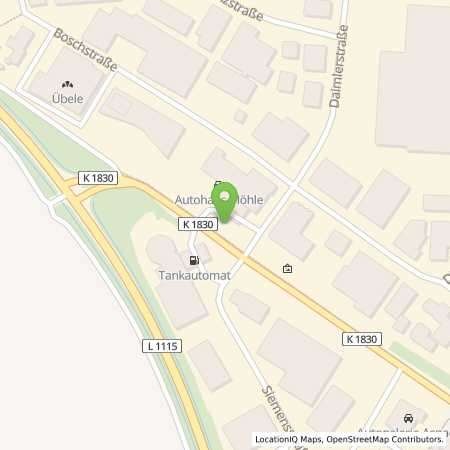 Standortübersicht der Benzin-Super-Diesel Tankstelle: TotalEnergies Aspach in 71546, Aspach