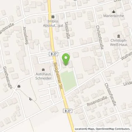 Standortübersicht der Tankstelle BFT KfZ-Technik-Suren in 74366 Kirchheim