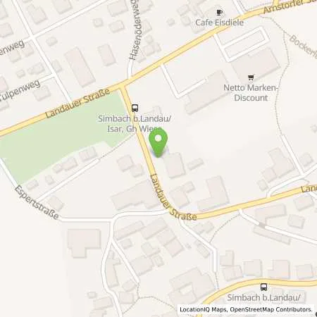 Standortübersicht der Tankstelle Shell Simbach Landauer Str. 12 in 94436 Simbach