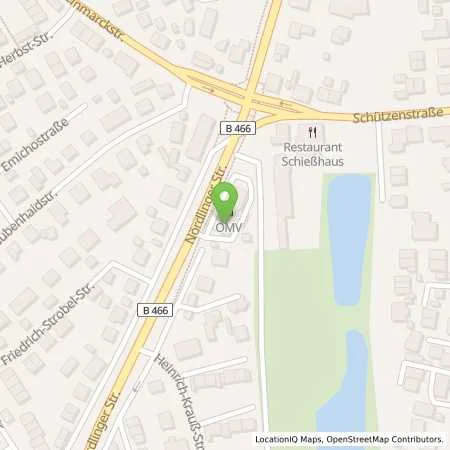 Standortübersicht der Tankstelle Schwabach Nördlinger Strasse 9 c in 91126 Schwabach