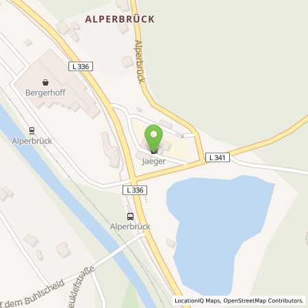 Standortübersicht der Benzin-Super-Diesel Tankstelle: August Jaeger Nachf. GmbH & Co. KG - Wiehl  in 51674, Wiehl
