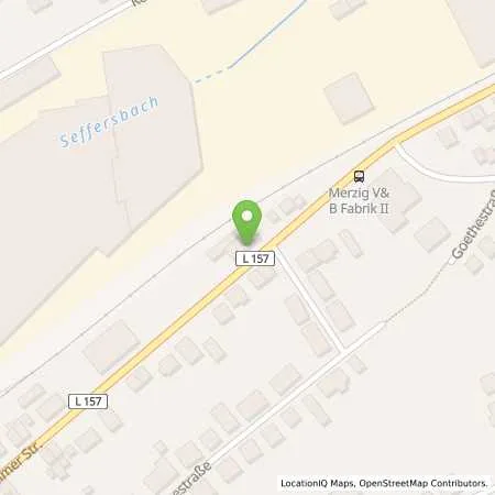 Standortübersicht der Tankstelle Daniel Meiser in 66663 Merzig