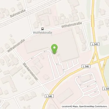 Standortübersicht der Tankstelle BUENDE, WILHELMSTR in 32257 Buende