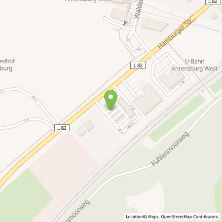 Standortübersicht der Benzin-Super-Diesel Tankstelle: Shell Ahrensburg Hamburger Str. 165 in 22926, Ahrensburg