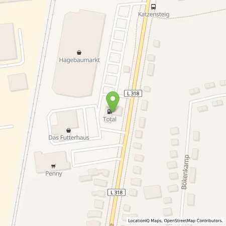 Standortübersicht der Tankstelle TotalEnergies Neumuenster in 24536 Neumuenster