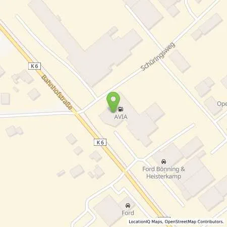 Standortübersicht der Tankstelle Fricke in 48712 Gescher