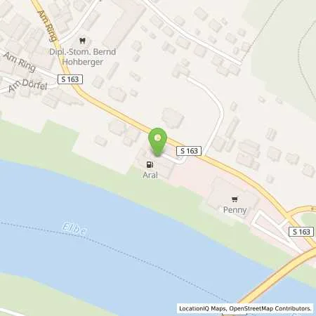 Standortübersicht der Tankstelle Aral Tankstelle in 01814 Rathmannsdorf