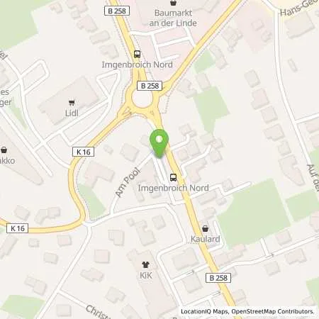 Standortübersicht der Tankstelle T Monschau in 52156 Monschau