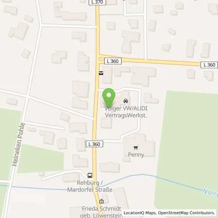 Standortübersicht der Tankstelle Esso Tankstelle in 31547 REHBURG-LOCCUM