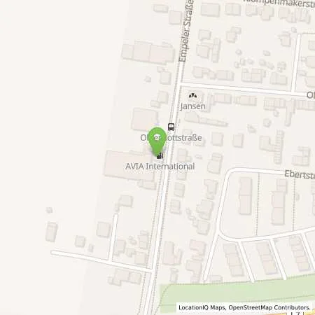 Standortübersicht der Tankstelle AVIA Tankstelle in 46459 Rees