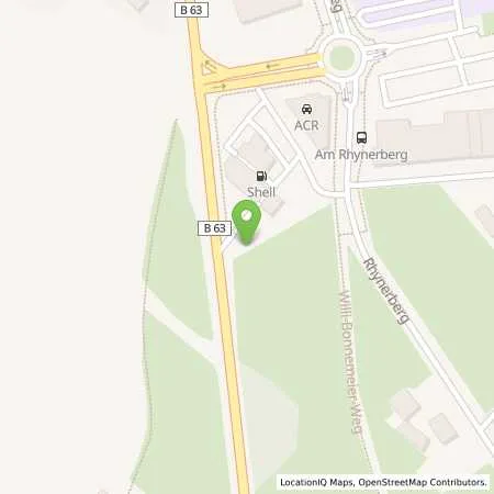 Standortübersicht der Tankstelle Shell Hamm Werler Str. 381 in 59069 Hamm