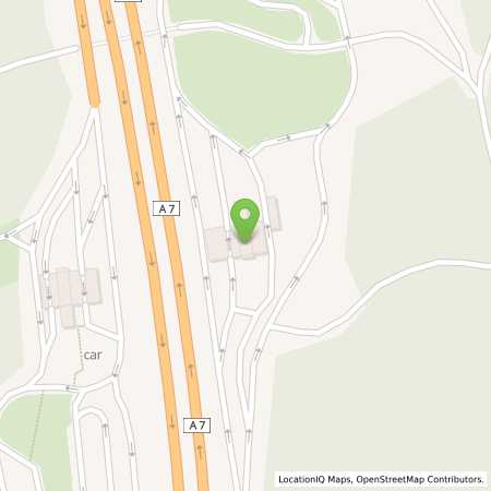 Standortübersicht der Benzin-Super-Diesel Tankstelle: Autobahntankstelle Rhön-Ost in 97795, Schondra