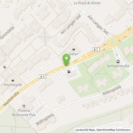 Standortübersicht der Tankstelle TotalEnergies Bochum in 44803 Bochum