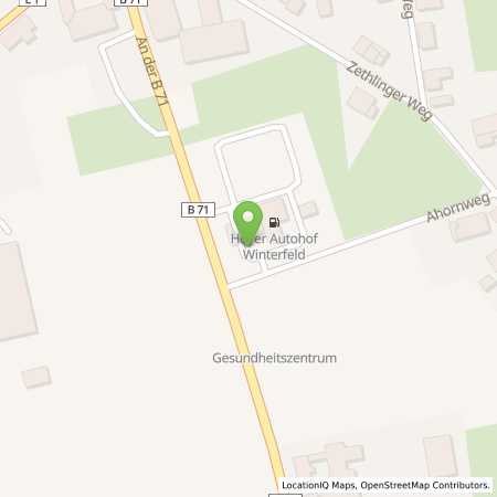 Standortübersicht der Benzin-Super-Diesel Tankstelle: Apenburg-Winterfeld in 38486, Apenburg-Winterfeld