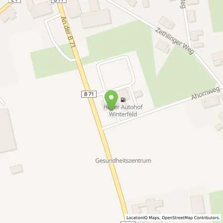 Standortübersicht der Tankstelle Apenburg-Winterfeld in 38486 Apenburg-Winterfeld