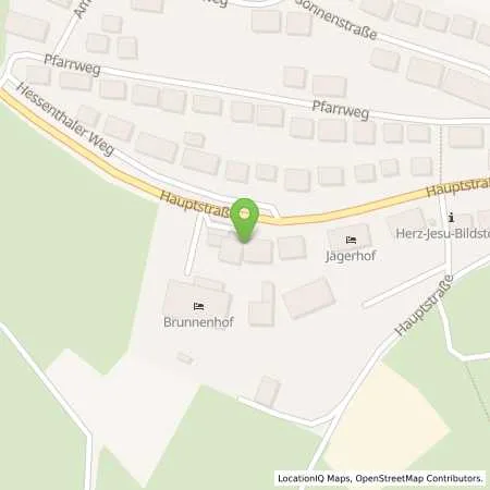 Standortübersicht der Tankstelle Esso Tankstelle in 63879 WEIBERSBRUNN