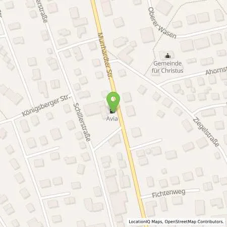 Standortübersicht der Tankstelle AVIA Tankstelle in 73642 Welzheim