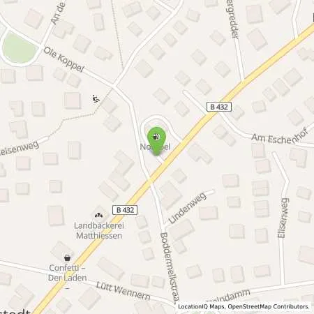 Standortübersicht der Tankstelle ITZSTEDT, SEGEBERGER STR. in 23845 Itzstedt