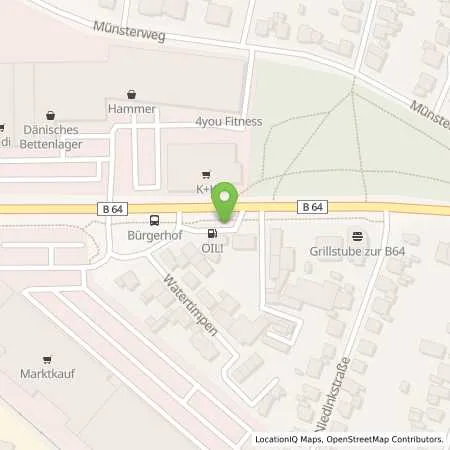 Standortübersicht der Tankstelle Aral Tankstelle in 48231 Warendorf