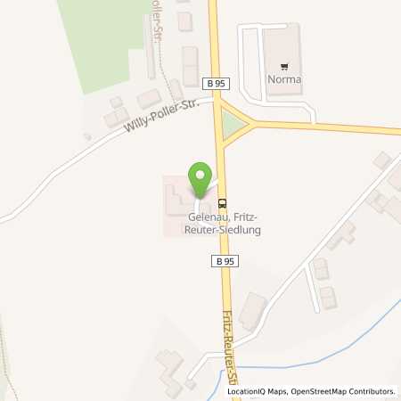Standortübersicht der Benzin-Super-Diesel Tankstelle: TotalEnergies Gelenau in 09423, Gelenau