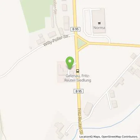 Standortübersicht der Tankstelle TotalEnergies Gelenau in 09423 Gelenau