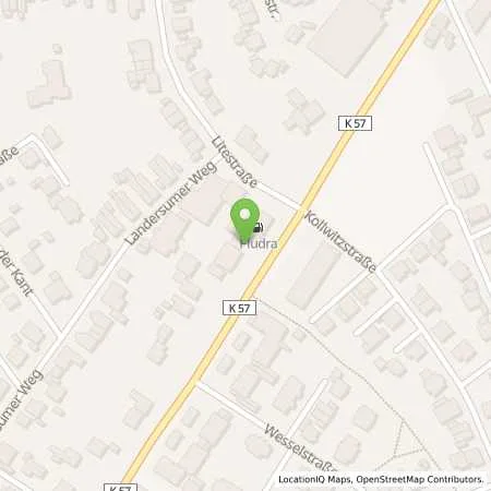 Standortübersicht der Tankstelle Pludra Tankstelle Rheine in 48432 Rheine