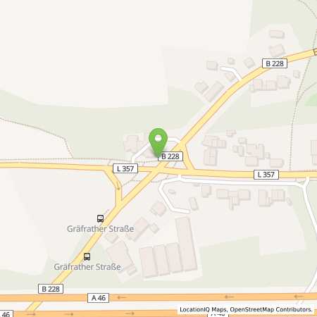 Standortübersicht der Benzin-Super-Diesel Tankstelle: Shell Haan Gruitener Str. 2 in 42781, Haan