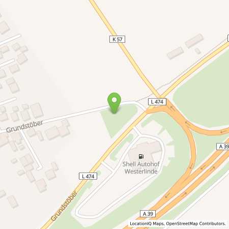 Standortübersicht der Benzin-Super-Diesel Tankstelle: Shell Burgdorf Grundstoebern 11-12 in 38272, Burgdorf