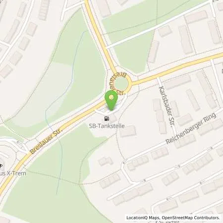 Standortübersicht der Tankstelle T WOLFSBURG in 38440 WOLFSBURG