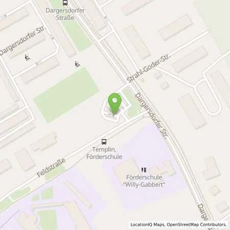 Standortübersicht der Tankstelle Sprint Templin Dargersdorfer Str in 17268 Templin