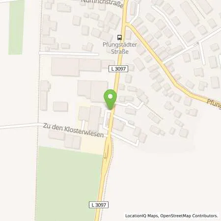 Standortübersicht der Tankstelle Aral Tankstelle in 64319 Pfungstadt