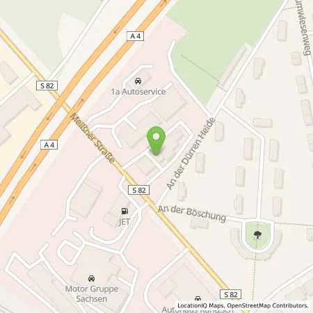 Standortübersicht der Tankstelle Esso Tankstelle in 01139 DRESDEN