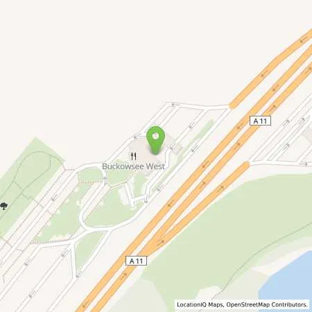 Standortübersicht der Tankstelle TotalEnergies Buckowsee West in 16244 Werbellin (Buckowsee)