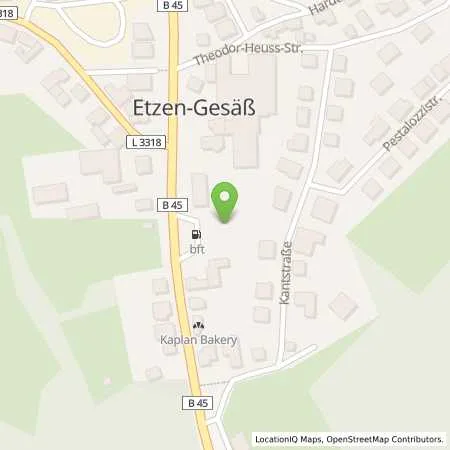 Standortübersicht der Tankstelle Tank und Service Station in 64732 Bad König