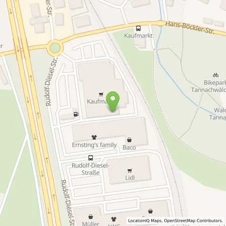 Standortübersicht der Tankstelle Kaufmarkt Sonthofen in 87527 Sonthofen