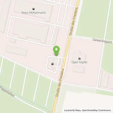 Standortübersicht der Tankstelle Aral Tankstelle in 03222 Lübbenau